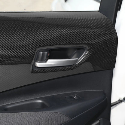 2 x Inner Rear Door Panel Covers for Toyota GR Corolla (2023-2025) Dry Carbon Fiber