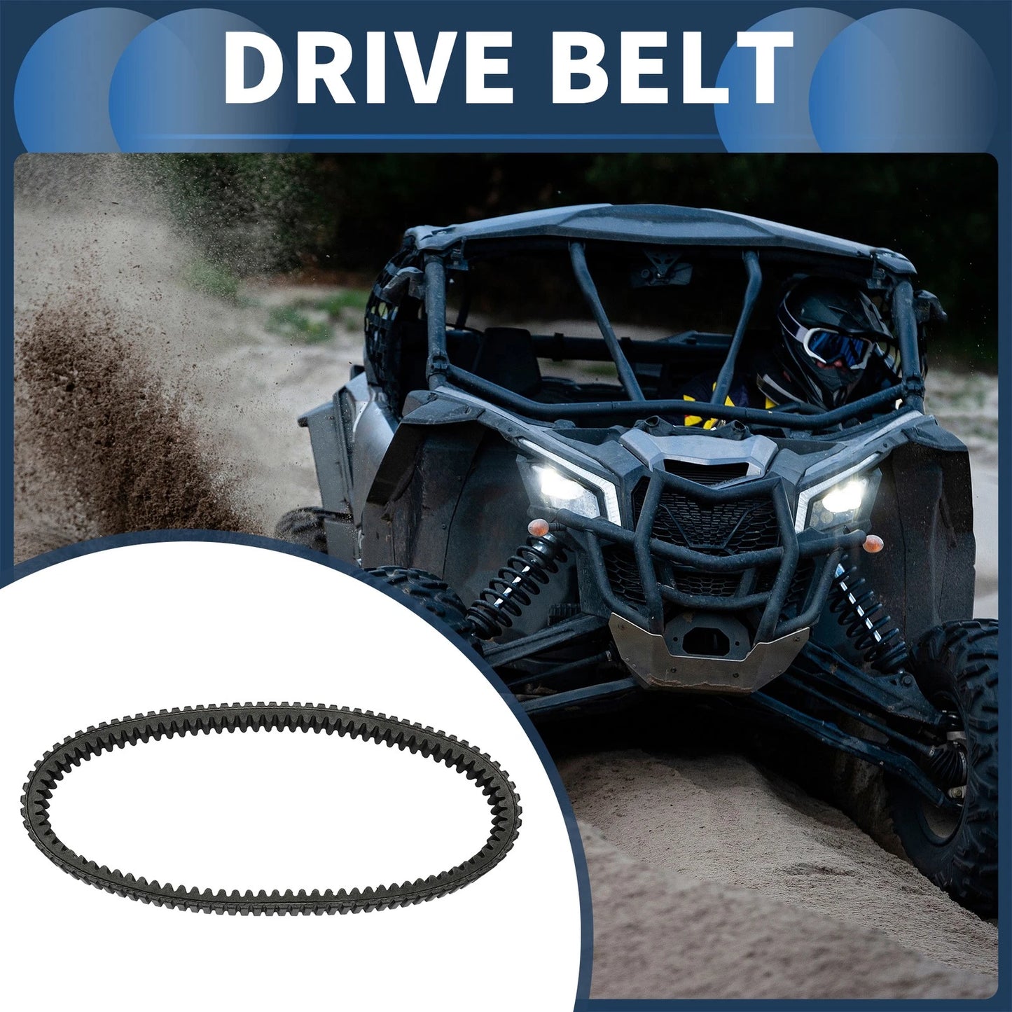 Drive Belt V-Belt for Yamaha YFM550 Grizzly FI 4x4 Auto (2009–2014)