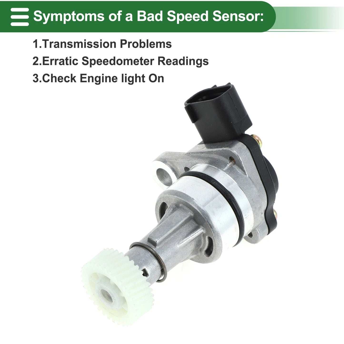Transmission Speed Sensor for Toyota 4Runner 2.7 (1996-2000) 1 Pc Black