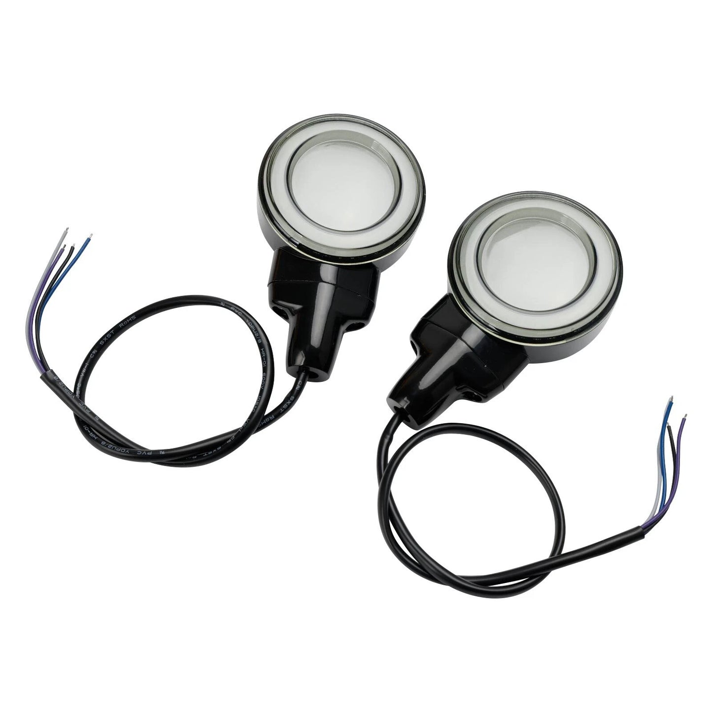 LED Turn Signal Flat for Harley Heritage Softail Classic (1999-2023) Black