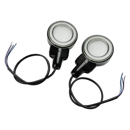LED Turn Signal Flat for Harley Heritage Softail Classic (1999-2023) Black