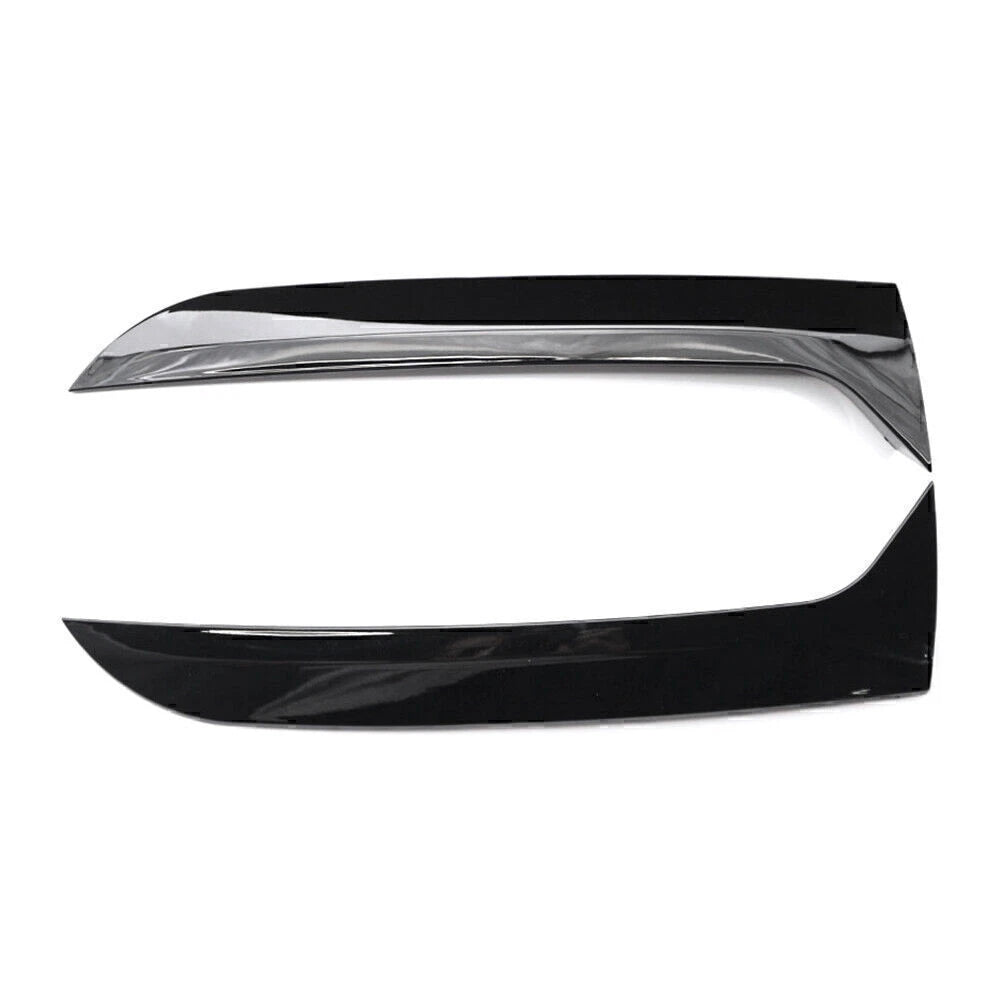 Rear Window Side Spoiler Canard Trim for VW Tiguan 2007-2016 BLACK