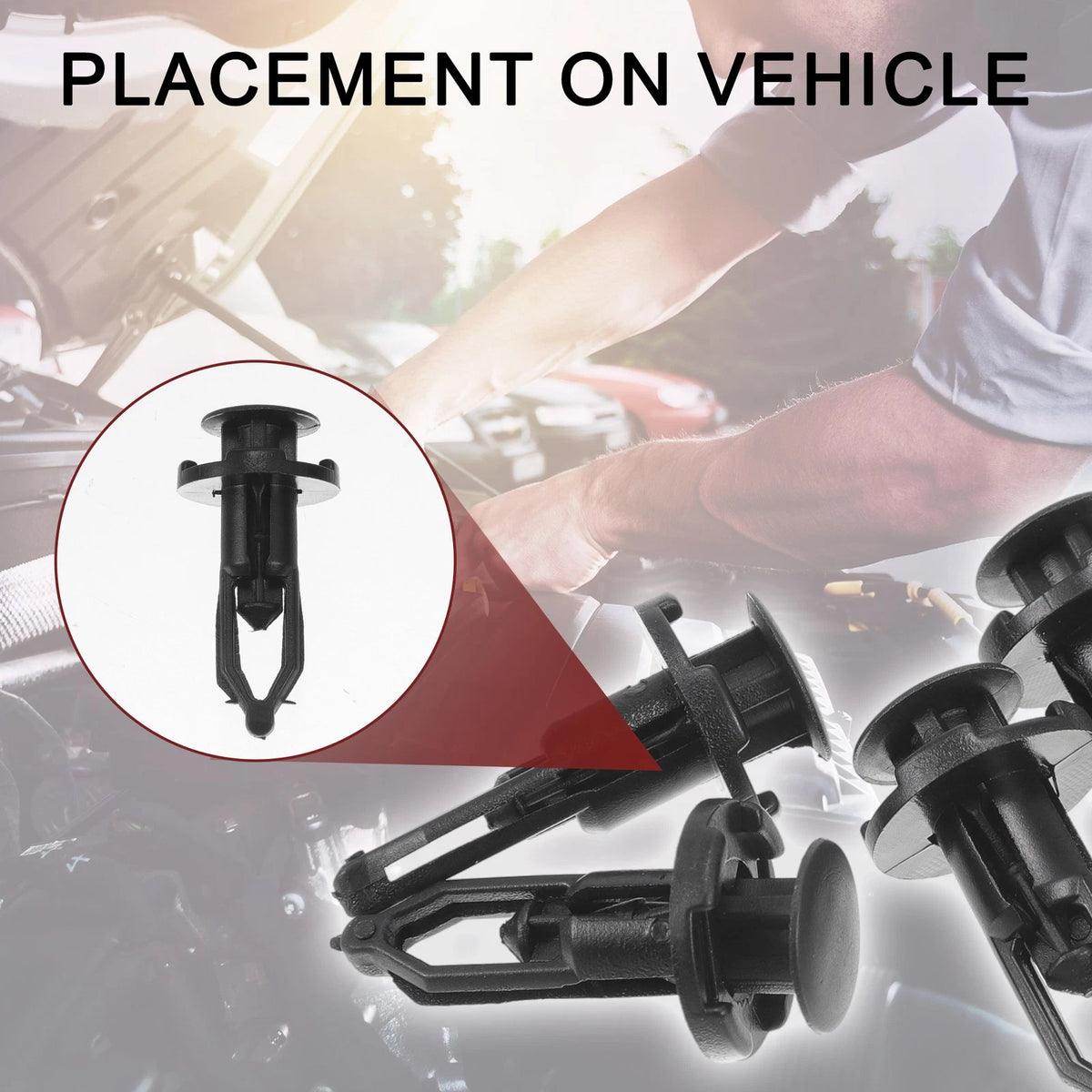 Car Front Fender Skirt Clips for Toyota 4Runner, Avalon (2010-2023) - 4 Pcs