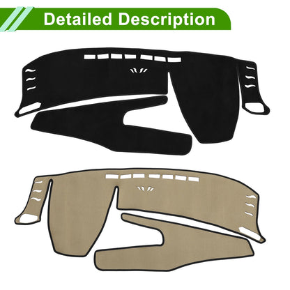Dashboard Cover Mat for Lexus UX250H 2019-2020 Sun Protector Pad Black