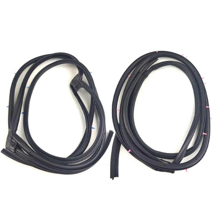 Door Rubber Seal Weatherstrip Rear LH+RH Fits Honda Jazz 4D 5D Hatchback 2001-08