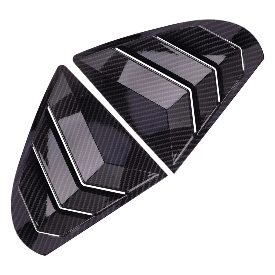 Rear Side Window Louver Covers for Mitsubishi Lancer EVO (2009-2016)