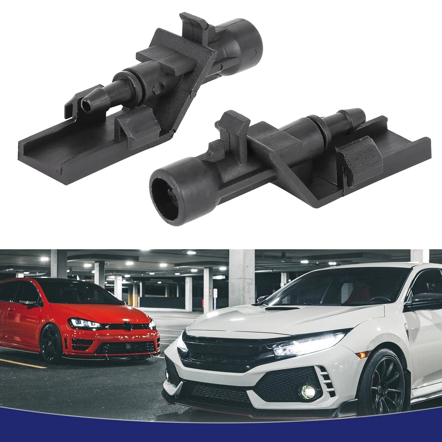 Windshield Washer Nozzle 2 x for Honda HR-V CR-V Crosstour Accord (2016-2023)