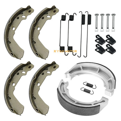 Front & Rear Brake Shoes Kit for Suzuki King Quad 300 (1991–2001)