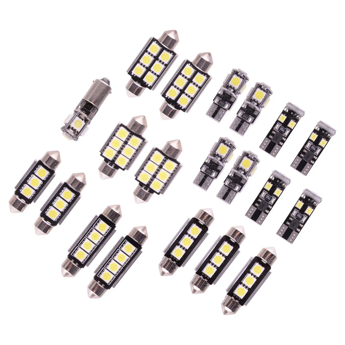 20x LED Interior Lights for Mercedes Benz C Class W204 (2008-2014)