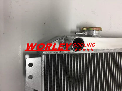 Radiator & 12" Fan for Ford Capri MK1 MK2 MK3 Kent 1.3L 1.6L 2.0 (1969-1986)