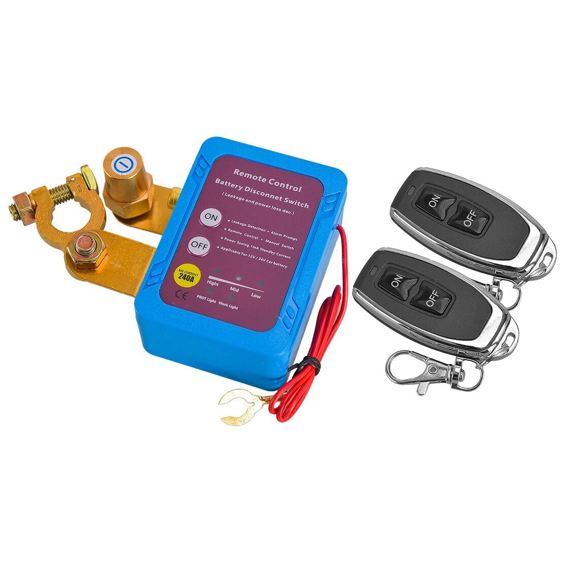 12V 240A Automatic Battery Disconnect Switch for Car RV ATV