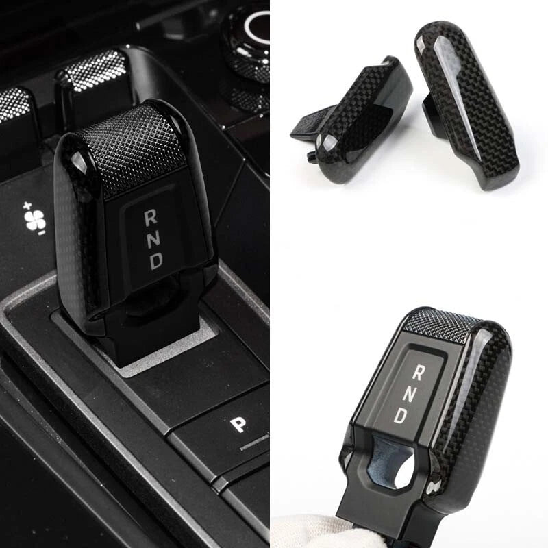 Real Carbon Fiber Console Gear Shift Knob Cover Trim for Porsche 911 992 2019-23