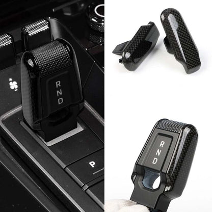 Real Carbon Fiber Console Gear Shift Knob Cover Trim for Porsche 911 992 2019-23