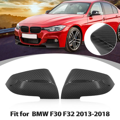 Carbon Fiber Rear View Mirror Cover Cap for BMW F30 F32 (2013-2018)