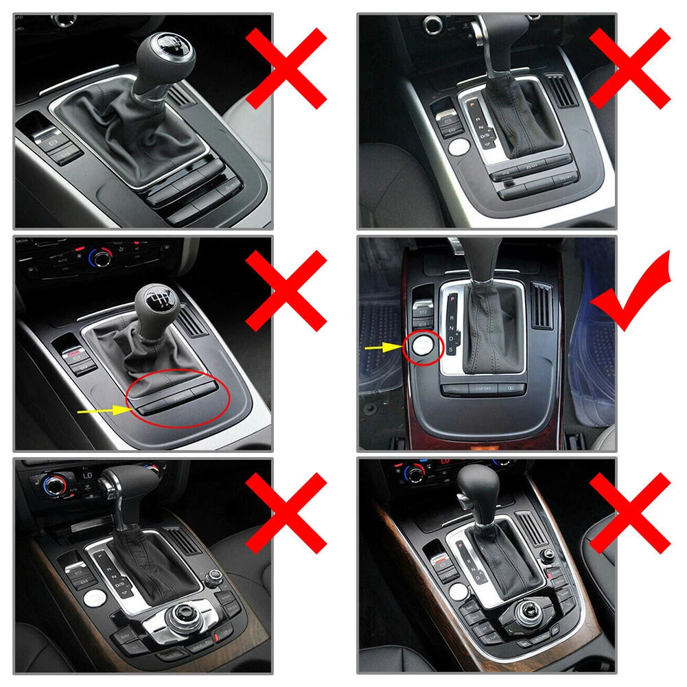 Carbon Fiber Center Console Gear Shift Panel Cover for Audi A4 S4 A5 (2008-2020)
