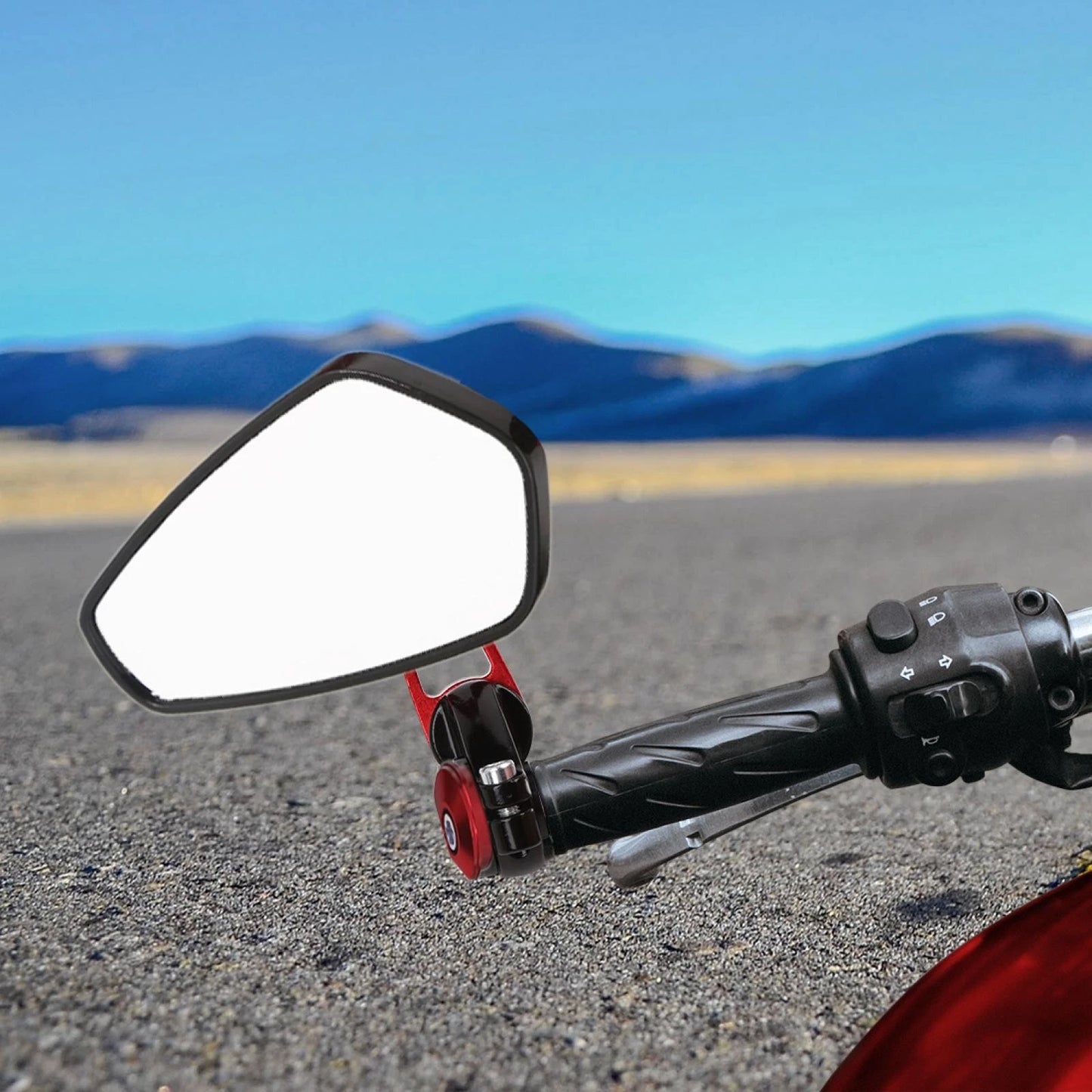 2 x Bar End Mirrors for Suzuki Yamaha Honda