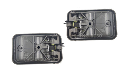 2 x Interior Door Handles Gray for Mazda 323, Protege, B2000, B2200 (1986-1998)
