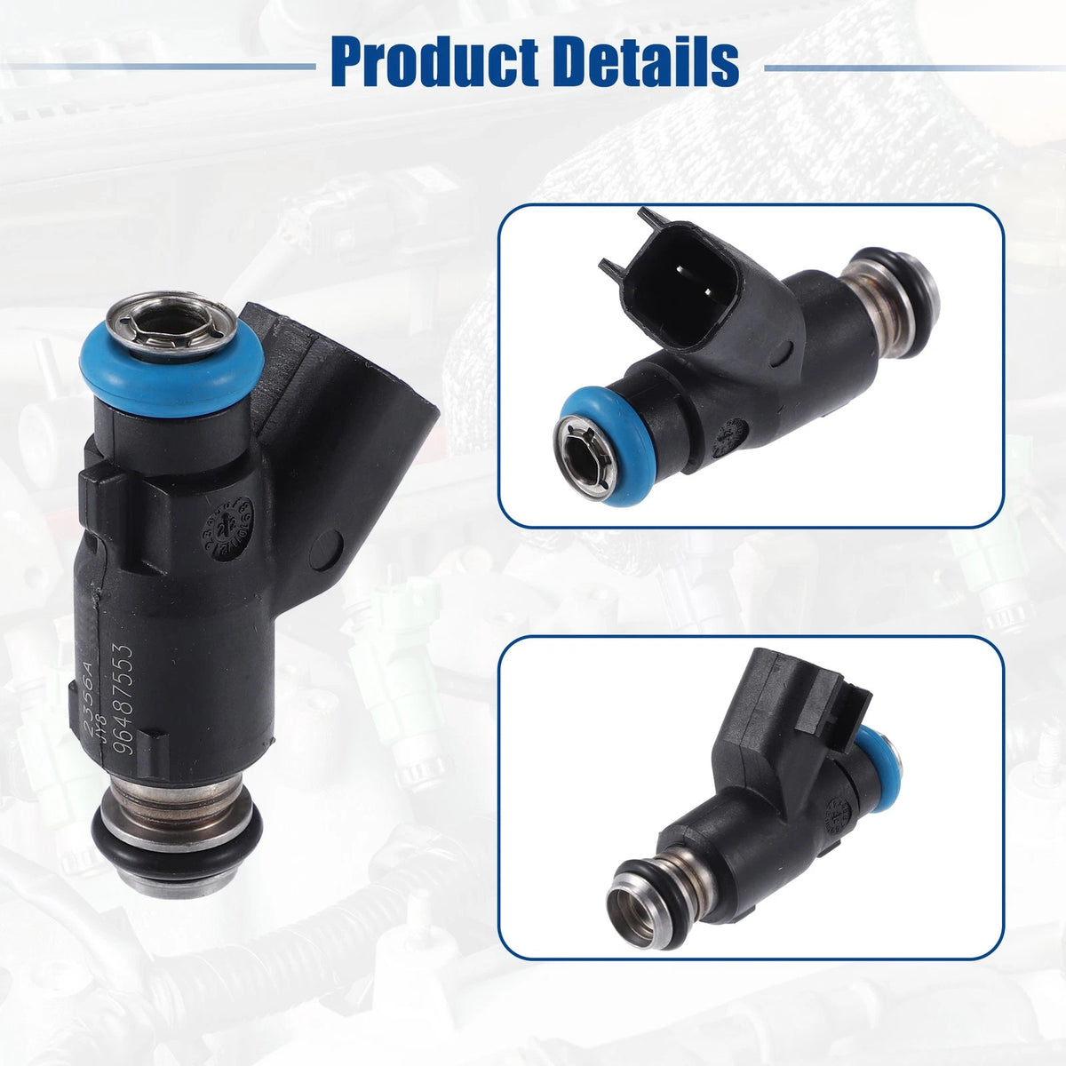 4 x Fuel Injector Nozzle for Chevrolet Aveo 1.6L (2006-2008)