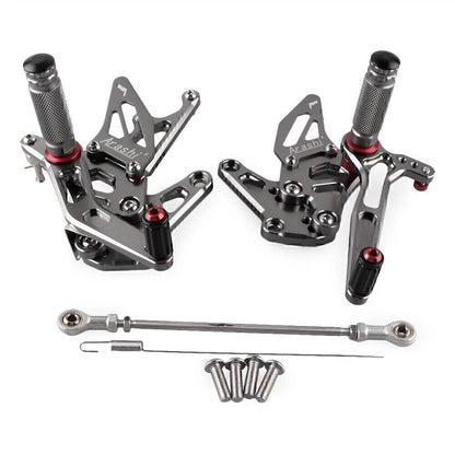Grey Rearset Foot Pegs for Suzuki Hayabusa GSX1300R (1999-2020)