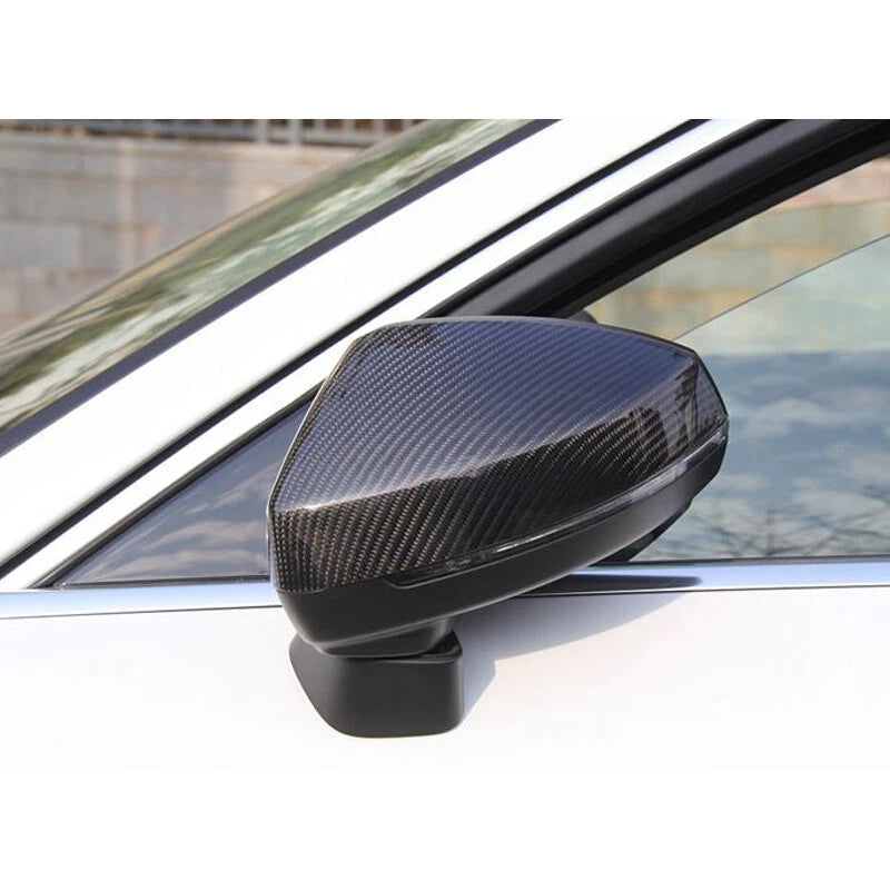 Real Carbon Replace Side Mirror Shell for Audi A3 S3 RS3 8V 14-19 w/ Lane Assist