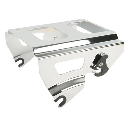 Chrome Detachable Solo Mount Rack for Harley Touring (2009-2013)