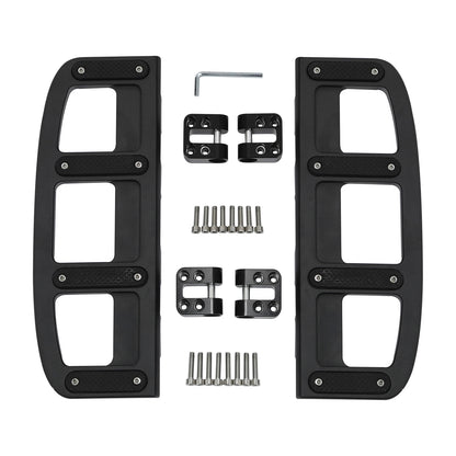 Matte Black Driver Footboard for Harley Road King, Glide (2009-2024)