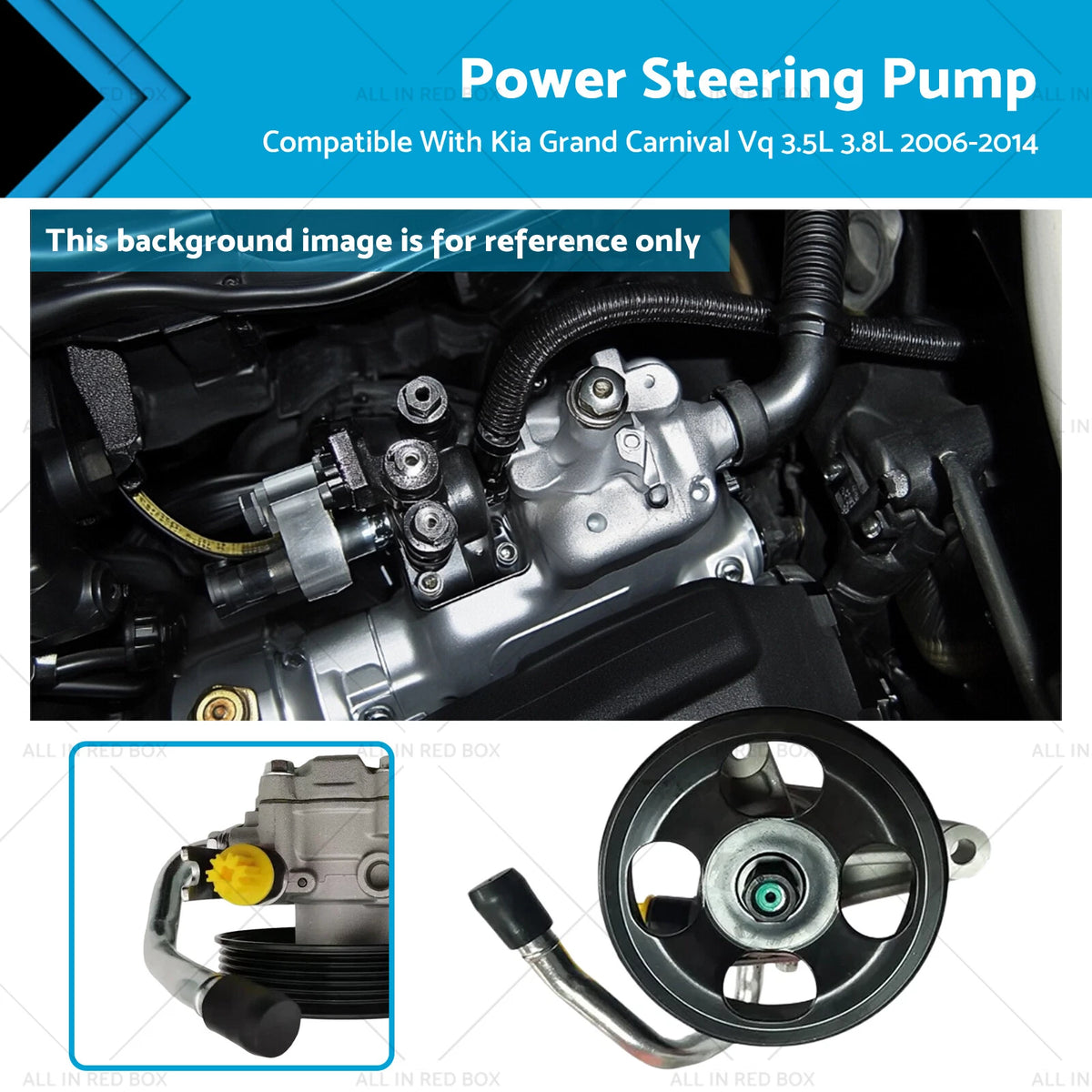 Power Steering Pump for Kia Grand Carnival VQ 3.5L 3.8L (2006-2014)