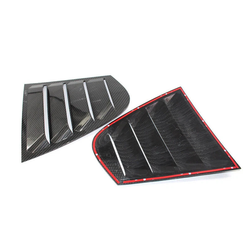 2 x Carbon Fiber Quarter Window Louvers for BMW 3-Series F30 (2013-2018)
