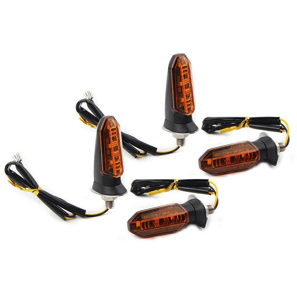 Universal 12V LED Turn Signal Indicator Lights for Motorcycle (No Year Specified)