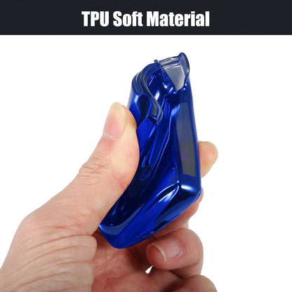 TPU Key Fob Remote Cover Case for Mazda 3 6 CX-30 CX-5 CX-9 (2019-2021) Blue
