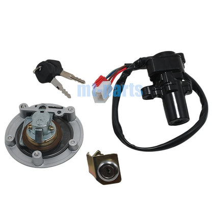 Ignition Key Switch & Fuel Tank Cap Seat Lock Set for Yamaha MT-01 (2005-2009)