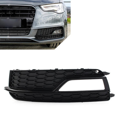 Black Honeycomb Fog Light Grille Cover for Audi A5 S5 (2013-2017)