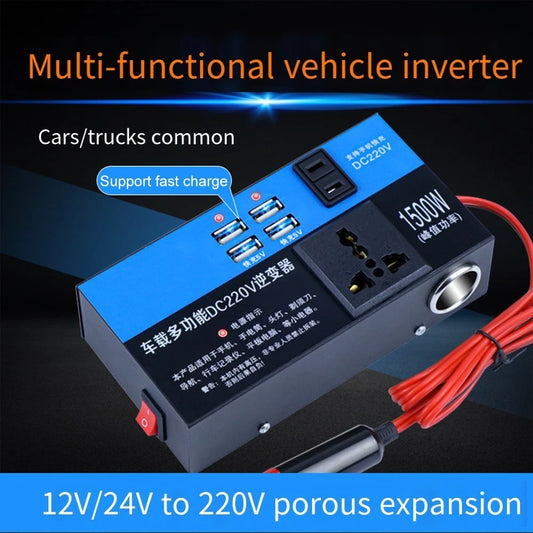 12V 24V Car Converter with Intelligent Voltage Detection LCD Display for Cars