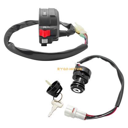 Start Stop Switch & Ignition Key Switch for Yamaha Raptor/Grizzly/Badger