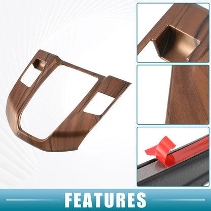 Gear Shift Panel Cover for Honda CRV 2017-2022 Peach Wood Texture
