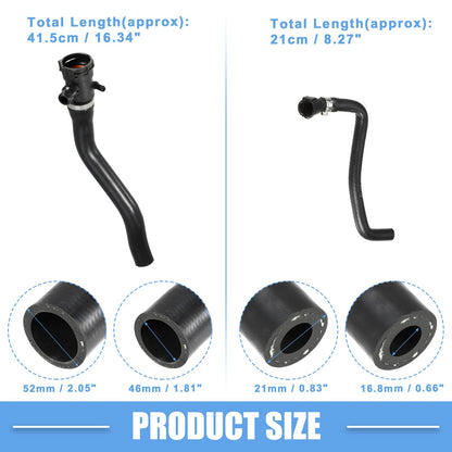Radiator Coolant Hose Set for BMW 320i Base 2.0L (2012-2013)