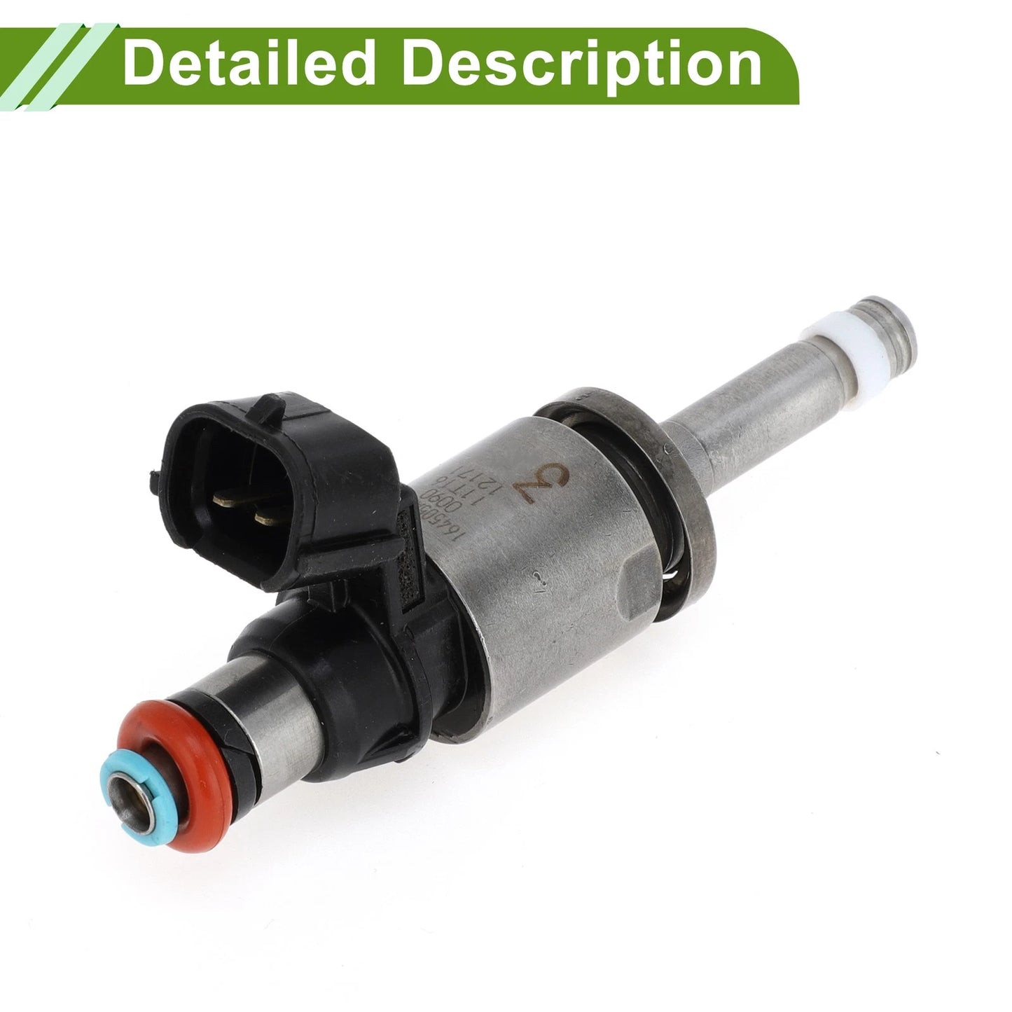 Fuel Injector 2.4L for Honda Accord (2013-2017) 1 Pc Black