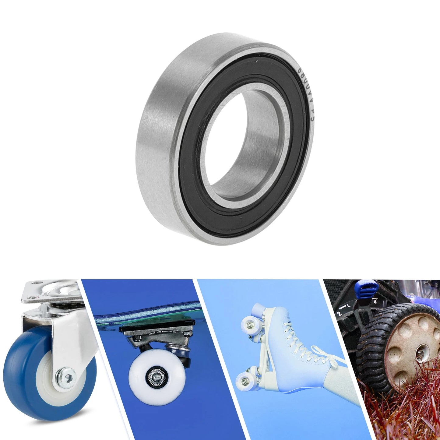 6800VV 10x19x5mm Deep Groove Ball Bearings P5 for Scooter Skateboard Wheel