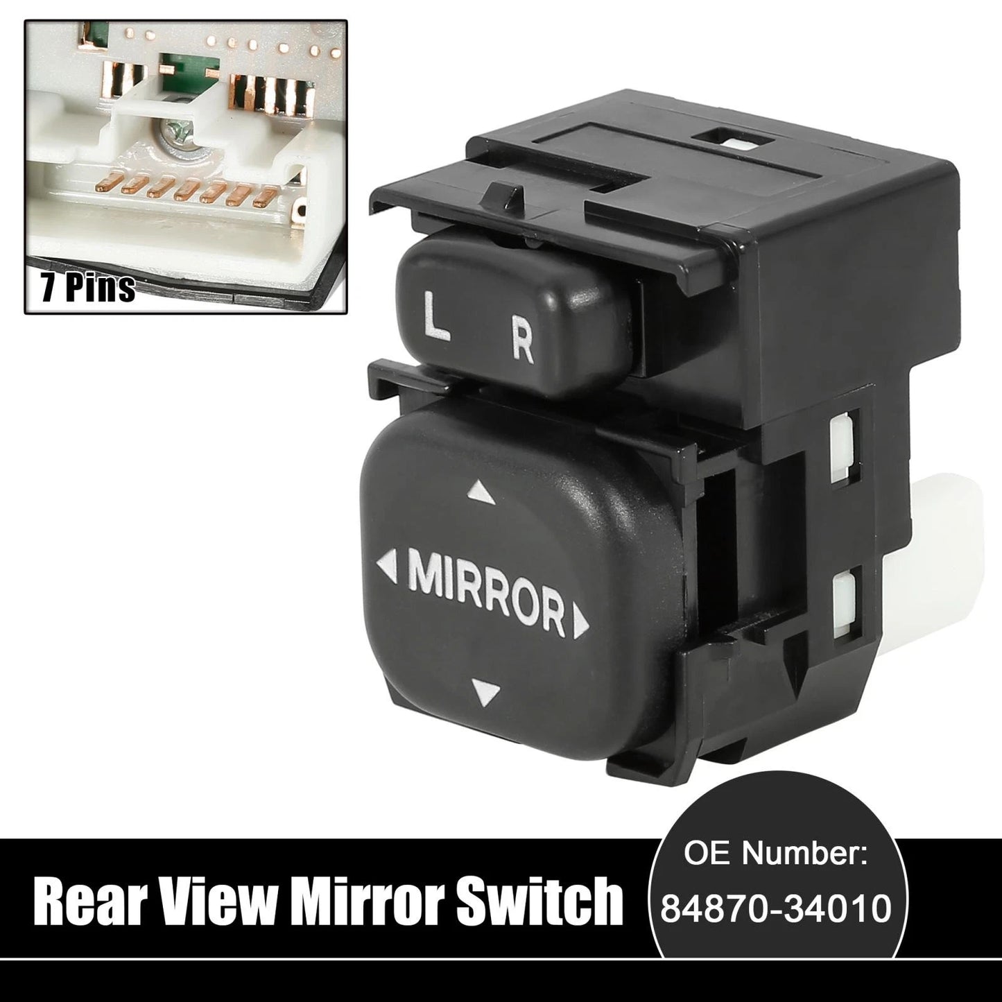 Power Rear View Mirror Switch for Toyota Prius C (2012-2015)