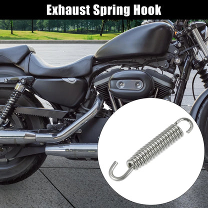 Exhaust Pipe Spring Hook 59mm 2.32" Stainless Steel for Motorcycles