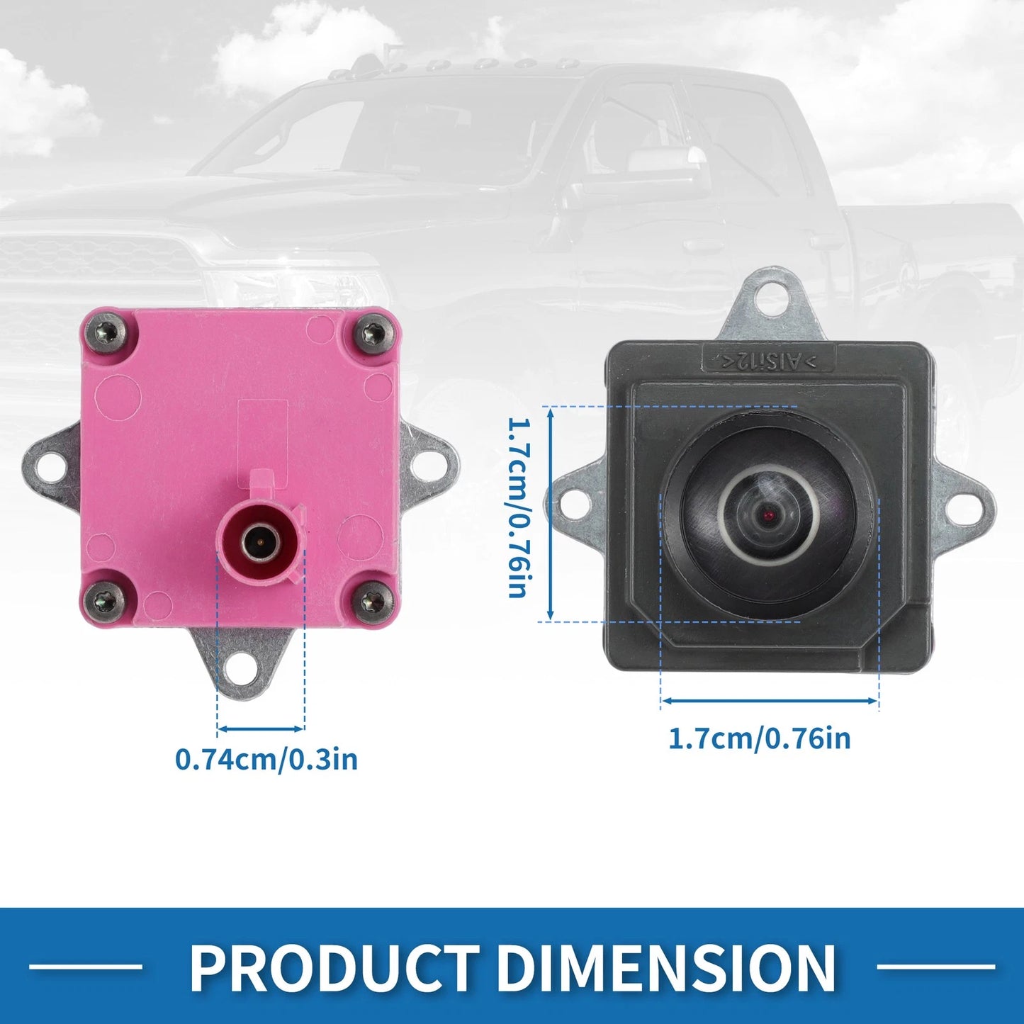 Rear View Camera for Dodge Ram 2500/3500 6.4L 6.7L (2019 - 2024)