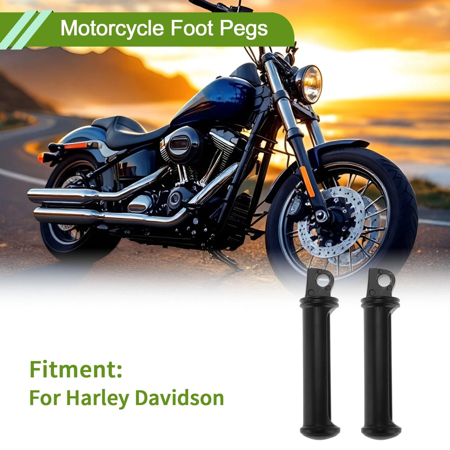 Foot Pegs / 1 Pair / Motorcycle Foot Pegs for Harley Davidson