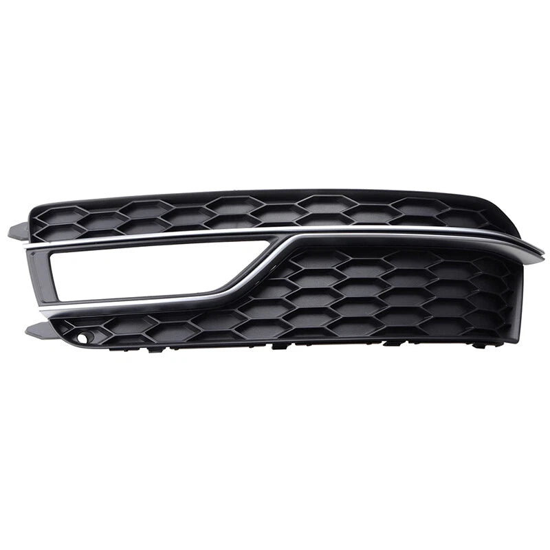 Fog Light Grilles Covers for 2013-2016 Audi A5 S-Line S5 Front Bumper Trim