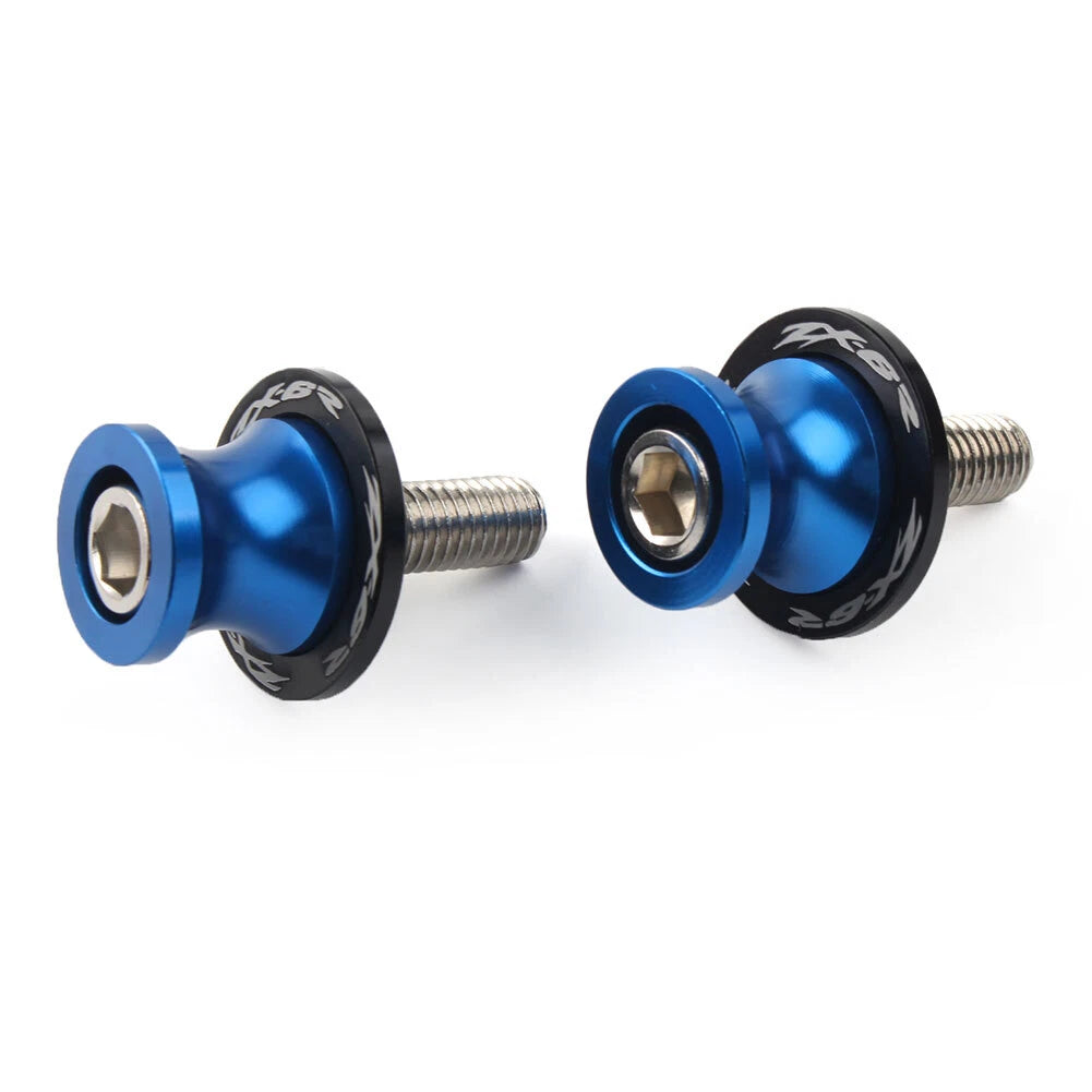 8MM Blue Swingarm Spools Slider Stand Screws for KAWASAKI ZX6R (2012-2021)