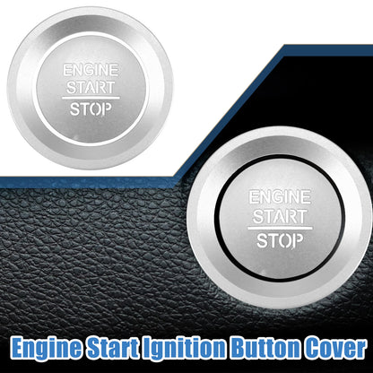 Ignition Button Sticker for Honda Accord 2018-2022 Silver Tone