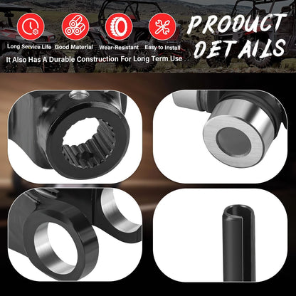 Front Drive Shaft Yoke U-Joint Kit for Polaris RZR