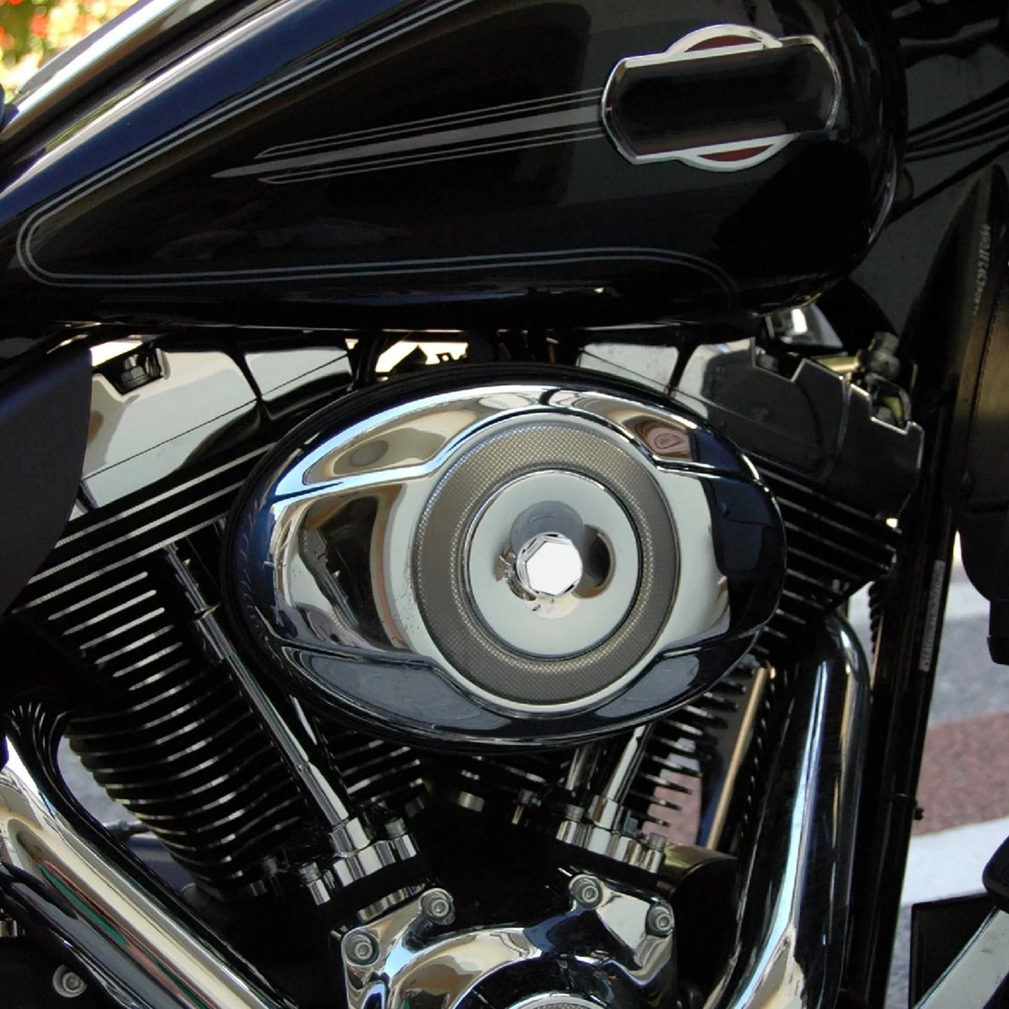 1 Set Screw Cap Silver Tone for Motorcycle Motorbike