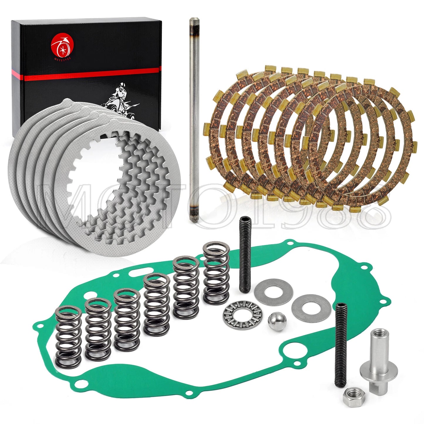 Clutch Kit w/Gasket & Push Rod Ball for Yamaha Banshee 350 YFZ350 (1987-2006)