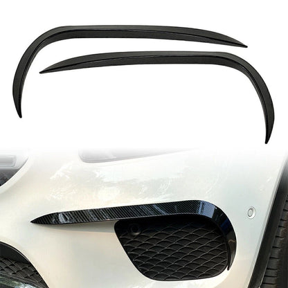 Black Front Bumper Lip Splitter Trim for Mercedes Benz GLB X247 (2020-2021)