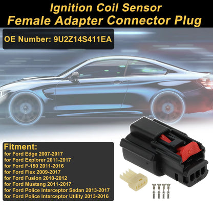 3 Pin Ignition Coil Connector Plug for Ford Edge (2007-2017)